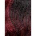 thumbnail image 5 of Peluca con malla frontal sintética de pelo Lushy, peluca corta recta de 14 pulgadas, dos tonos, mezcla de marrón oscuro, pelucas realistas de densidad pesada respetuosas con el calor, 5 of 5