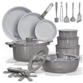 thumbnail image 1 of Juego de 27 utensilios de cocina de cerámica antiadherentes, juego de ollas y sartenes antiadherentes, utensilios de cocina no tóxicos, asas desmontab, 1 of 7