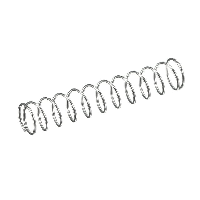 Unique Bargains 5mmx0.4mmx25mm 304 Stainless Steel Compression Spring 2N Load Capacity 15 pcs