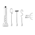thumbnail image 4 of Espumador de leche eléctrico portátil recargable por USB con batidor de acero inoxidable de 3 velocidades, batidor de huevos para café, 4 of 6