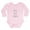 Petal Pink, variant on CafePress - Tiny But Mighty Body Suit - Long Sleeve Cotton Baby Bodysuit