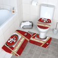 thumbnail image 3 of Juego de alfombras de baño de 3 piezas del equipo SF_49erss Alfombra antideslizante para baño de 31,5 x 20 pulgadas, 3 of 7