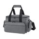 thumbnail image 1 of Bolsa de maquillaje de viaje, bolsa de aseo, bolso de mano grande, portátil, bolso de hombro ajustable Gris, 1 of 9