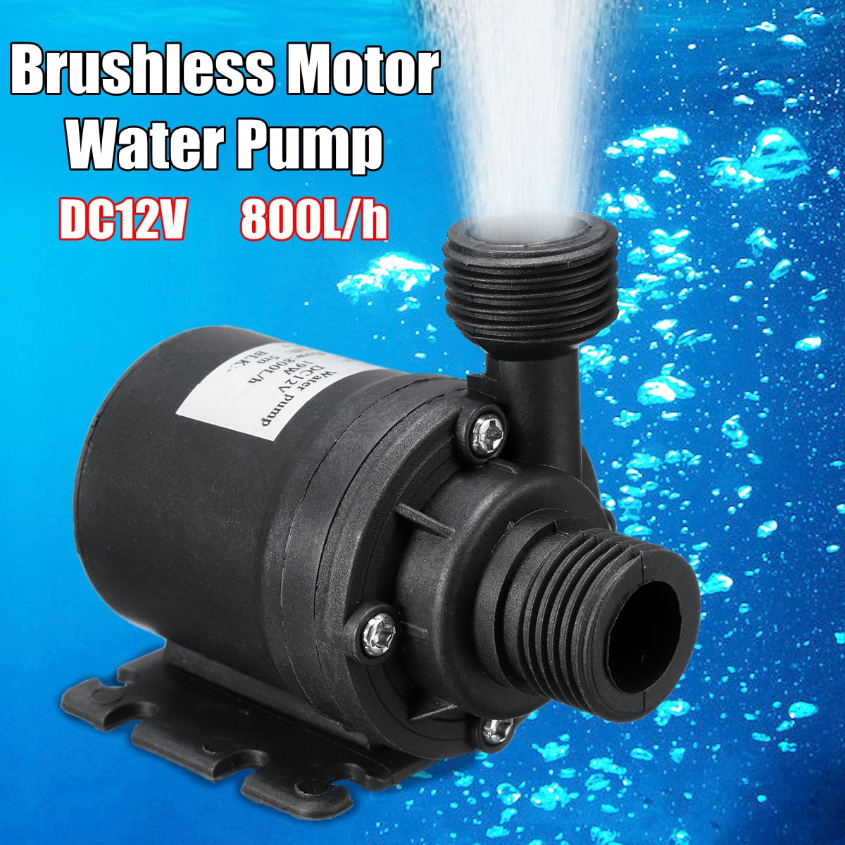 ZYL-YL Brushless DC Water Mini Micro Submersible Motor Pump Pumps DC 12V 480L/h Max Electric Pump