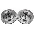 thumbnail image 2 of Power Stop Rear Pair of Drilled and Slotted Brake Rotors AR8265XPR, 2 of 4