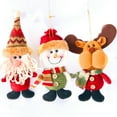 thumbnail image 4 of Naiyafly Christmas Ornaments Gift Santa Claus Snowman Tree Toy Doll Hang Decorations, 4 of 7