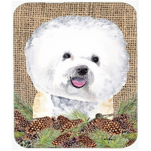 Bichon Frise Mouse Pad, Hot Pad Or Trivet