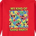 thumbnail image 3 of UNO - My Kind Of Card Party - Men's Crew Neck Fleece Pullover, 3 of 5