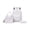 #A01-Beige, variant on 3PCS Girls School Backpack Set with Lunch Bag & Pencil Case, Aesthetic Nylon Laptop Bookbag for Kids Teens, Water Resistant Lightweight Student Daypack for Elementary Middle High School, White