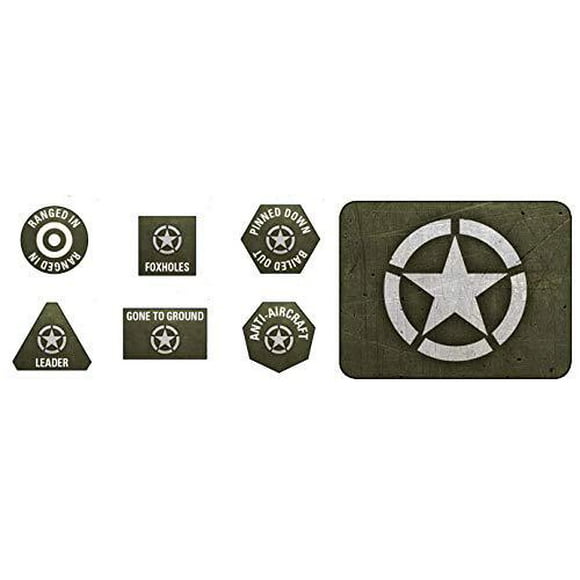 flames of war: american tokens and objectives (us907)