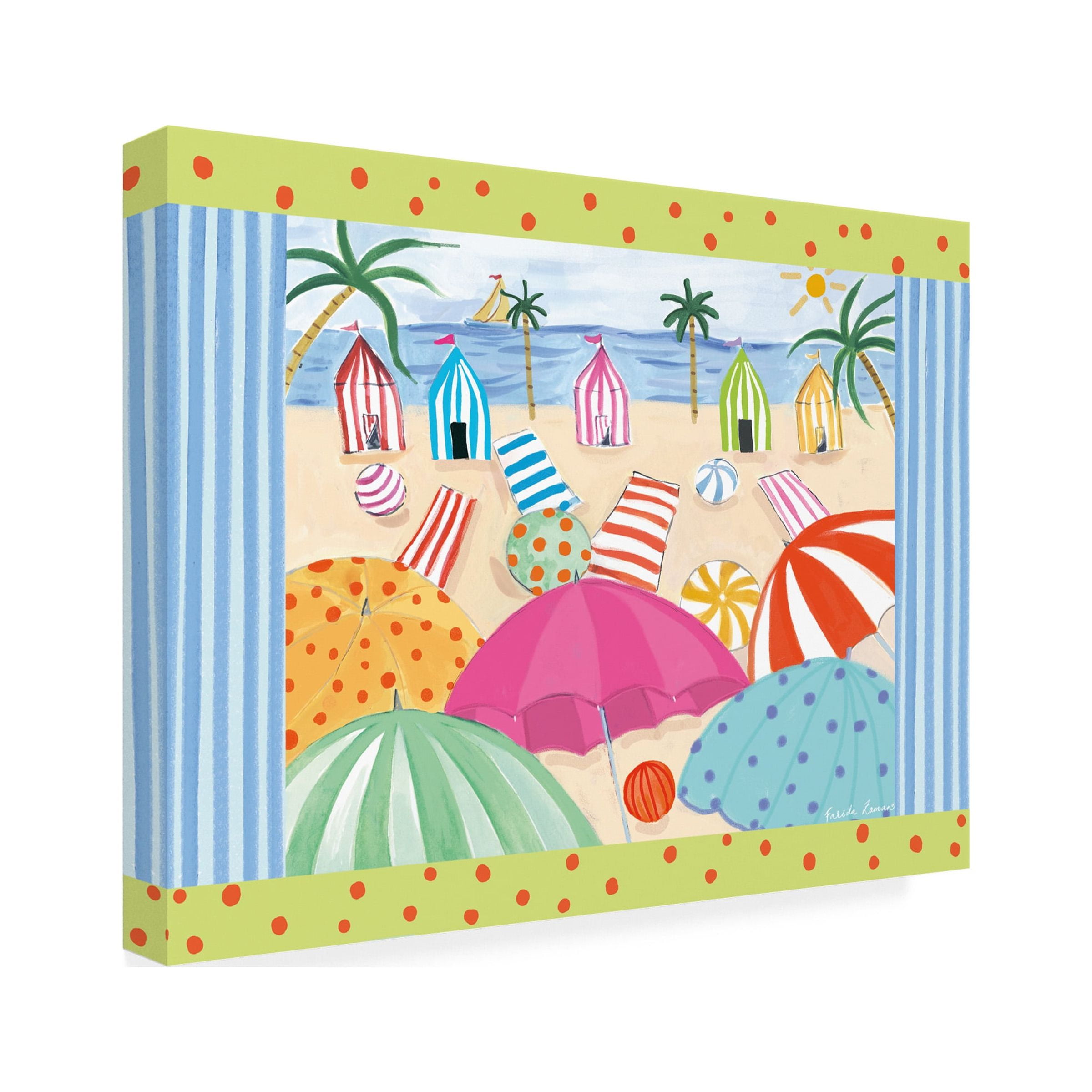 Farida Zaman 'Beach Living III' Canvas Art