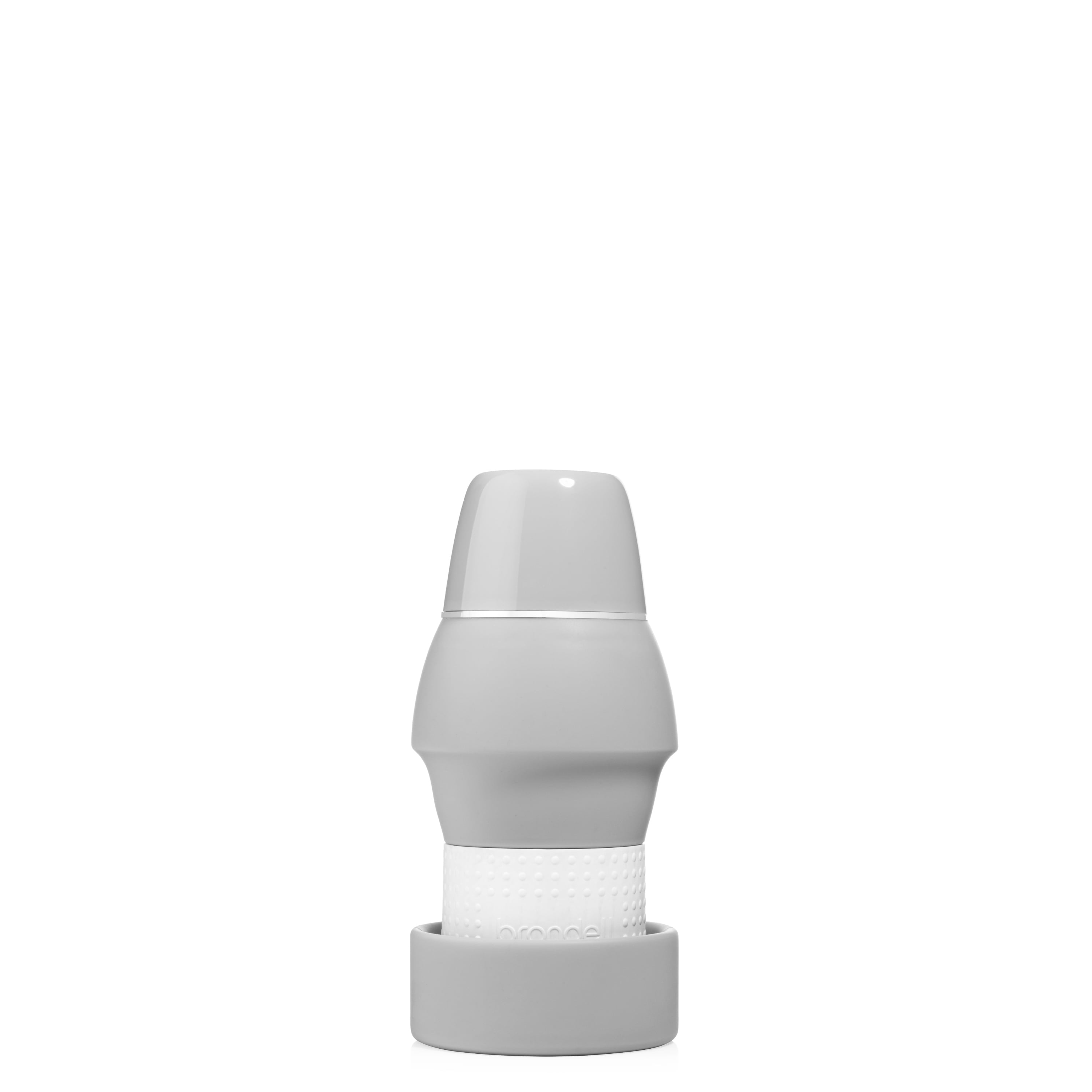 Brondell GoSpa Collapsible Plastic Travel Bidet with Retractable Nozzle, Gray