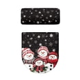 thumbnail image 5 of HELLHERO Toilet Top Cover Pack of 2 Elastic Fabric Machine Washable for Women, 5 of 8