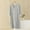 Gray, variant on Aueoeo Nightgowns 3/4 Sleeve Sleepshirt Sleepwear Casual V Neck Sleep Dress Soft Solid Color Nightshirts