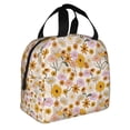 thumbnail image 2 of Pofeuu Boho Flowers Print Lunch Bag Lunch Box Insulated Lunch Bag Adult Lunch Box for Men and Women, 2 of 8