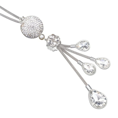 

Interior Trim Crystal Pendant Car Mirror Hanging Ornament Universal Rear View