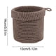 thumbnail image 3 of Storage Basket Hanging Organizer Bedside Desktop Cottons Thread Storage Basket Handmade Woven Fabric Wall Mounted Storage Bin, 3 of 6