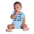 thumbnail image 4 of Funny Single Aunts Cute Niece Nephew Romper Boys or Girls Infant Baby Brisco Brands 18M, 4 of 6