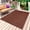 Brown, variant on Purple Burlap Texture Outdoor Rug 3x5 Ft - Reversible Patio Rug Outdoor Camping Rugs, Farmhouse Vintage Purple Washable Indoor Outdoor Area Rugs, Non-Slip Outdoor Carpet Runner for Deck/Porch