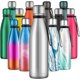 thumbnail image 1 of Stainless Steel Water Bottle, 500ml Water Bottle BPA Free, 12 Hrs Hot/24 Hrs Cold, Leakproof Water Flasks(Silver), 1 of 5