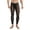 Black, variant on Raenseen Men's Mesh Yoga Pants See Through Cool Dry Compression Tights Fitness Workout Leggings White L