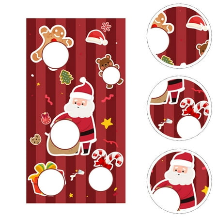 LEORX Corn Hole Games Toss Game Banner Portable Oxford Cloth Assorted Game 1Pack