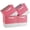 Pink & White-KALLAX - 4 Pack, variant on Foldable Fabric Storbcubes 13x15x13 Inch Kallax Cubby With Dual Handles Graphite Gray 4 Pack