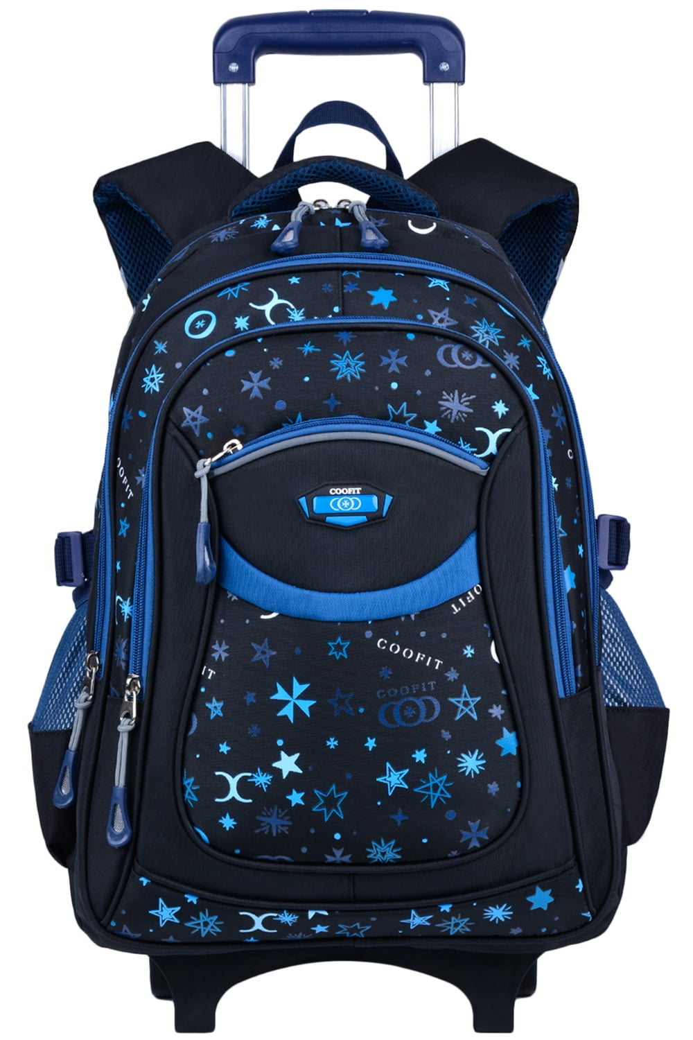 Rolling Backpack, Coofit Splash-proof Oxford Wheeled School Travel Book Bag Carry-on Luggage for Kids Girls Boys Student... by Coofit