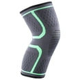 thumbnail image 2 of NIBOLOG A1314 Knee Cover Curved Design Tightly Wrapped Breathable Elastic Compression Knee Pad for Sport, 2 of 8