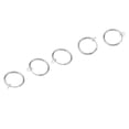thumbnail image 3 of Aros falsos Zulema para oreja y nariz joyería para el cuerpo plata Clip en el anillo de la nariz, 3 of 6