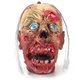 thumbnail image 1 of Máscara de zombi de Halloween, máscara reutilizable para decoración de Halloween, amplia aplicabilidad, accesorio de terror para fiestas, máscara de zombi, cómoda de llevar, 1 of 14