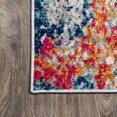 thumbnail image 3 of JONATHAN Y CTP114A-28 Sunset Modern Abstract Blue/Multi 2 ft. x 8 ft. Runner Rug, 3 of 10