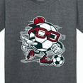 thumbnail image 4 of Inktastic Soccer Ball Youth T-Shirt, 4 of 5