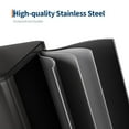 thumbnail image 5 of Garvee 21.13 Gallon Large Stainless Steel Double Trash Can with Lid, Step-on Recycling Bin, Black, 5 of 6