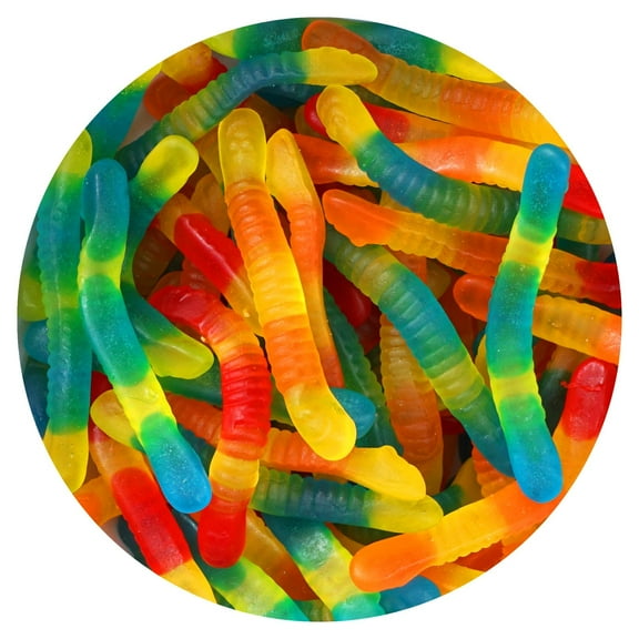 Sugar Free Gummy Worms, Assorted Flavors, 1.5 Pound Bulk Bag