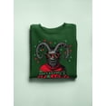 thumbnail image 3 of Don't Kramp My Style Sweater Dark Humor Christmas Tee Women's Sweatshirt, 3 of 4
