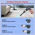 thumbnail image 4 of Duster,150000RPM Electric Air Duster, Vacuum Cleaner & Bag Vacuum 3-in-1, Rechargeable with 3-Gear Adjustable Wind Speed for Keyboard,,, and Storage Bag Sealing, 4 of 6