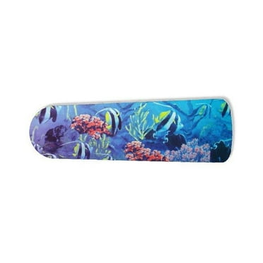 888 Cool Fans B52-0001122 52 in. Tropical Fish Coral Reef Ceiling Fan Blades - Set of 5
