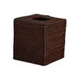 thumbnail image 2 of Servilletero para sala de estar y dormitorio, caja de decoración, contenedor de ratán, dispensador de toallero de papel reutilizable para el Almacenamiento y organización del hogar Marrón Inteprter HA069318-02, 2 of 6