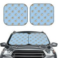 thumbnail image 2 of Windshield Sun Shade, Corgi Dog Foldable Car Sun Shade Windshield For Front, 2 Pieces, 2 of 4