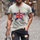 thumbnail image 1 of Tops para hombre, blusas y camisas de cuello redondo y manga corta para hombre, camiseta de cuello redondo y manga corta con estampado de la bandera del Día de la Independencia de Estados Unidos para, 1 of 5