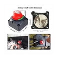 thumbnail image 4 of 12V-60V 100A-300A Car Auto RV Marine Boat High Current Battery Selector Isolator Disconnect Rotary Switch Cut Power Off Switch ,Wide Use, 4 of 6