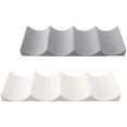 thumbnail image 1 of botelleros de plástico de estilo europeo, organizador de latas de cerveza, portabotellas apilable para 10 botellas de vino, portabotellas apilable para refrigerador, fácil apilamiento, 1 of 6