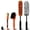 Orange/White, variant on YeewayVeh 3PCS Quick Car Wheel Brush Kit, 2-Size 360° Bendale Rim Cleaner Brushes, Boars hair Detailing Brush, Fast Scratch-Free Cleaning for Car Wheels, Motorcycle, Orange