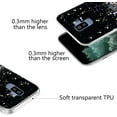 thumbnail image 5 of Compatible with Samsung S9 Plus Case Glitter Clear Green,Phone Samsung Galaxy S9 Plus Case Silicone Transparent Soft TPU Women Girls Shockproof Protective Slim Cover (Black), 5 of 13