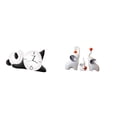 thumbnail image 1 of Reloj de pared de panda y y esculturas de animales para decoración moderna de sala de estar. Resistente, bonito y práctico para escritorio o, 1 of 8