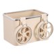 thumbnail image 1 of Caja de almacenamiento de pañuelos for coche con 2 portavasos plegables for vasos de agua y toallas de papel, 1 of 6