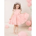 thumbnail image 6 of IDOPIP Flower Girls Bowknot Tutu Dress for Kids Baby Wedding Birthday Party Baptism Formal Dresses, 6 of 8