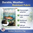 thumbnail image 4 of Brook Trout House Flag 28 in x 40 in, 4 of 7