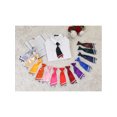 thumbnail image 6 of INSPIRE CHIC Women's Pre-tied Bowtie Uniform Necktie Adjustable Strap Striped Tie Wine Red One Size, 6 of 6